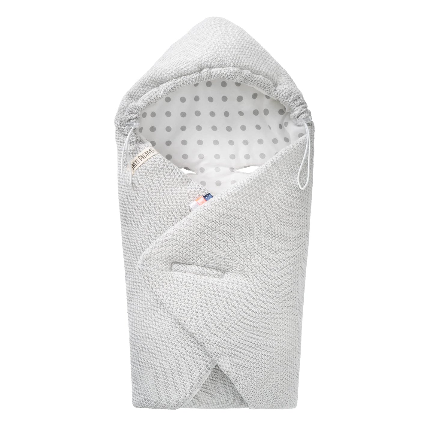 Baby Einschlagdecke Babyschale Winter Strickdecke Kinderwagendecke Fußsack Baby 100% Baumwolle mit Füllung Universal für Kinderwagen Buggys Frühling Maxi Cosi 3 Punkt Gurt Beige Grau(39) (Senfgelb)